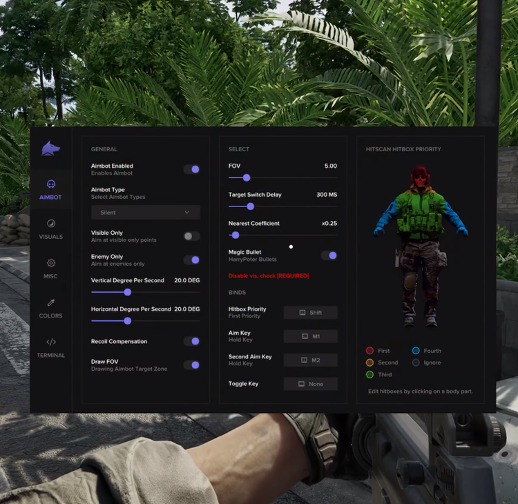 Fecurity: Gray Zone Warfare Menu